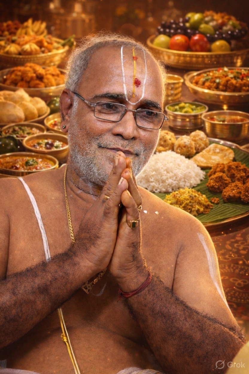 B K Narayanan Iyengar — Founder, VK Catering
